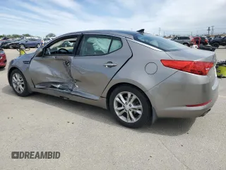 2013 Kia Optima EX with VIN 5XXGN4A79DG222138, listed as a Copart auction lot 56686335 with 85,801 mi miles and Salvage title. Bid and sale history available at DreamBid. Image 2.