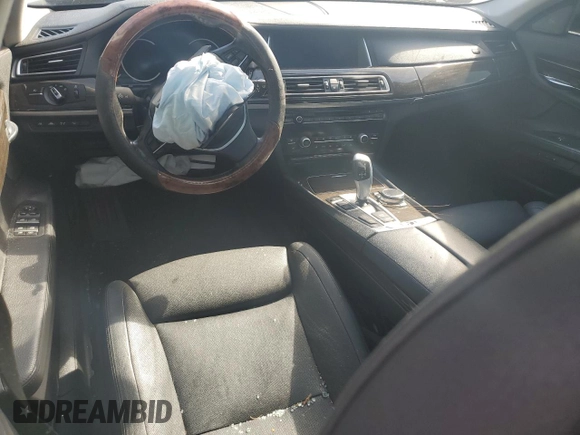 2014 BMW 7 Series 740i with VIN WBAYA6C54ED144416, listed as a Copart auction lot 74846184 with 0 mi miles and Salvage Title. Bid and sale history available at carsss.com. Image 8.