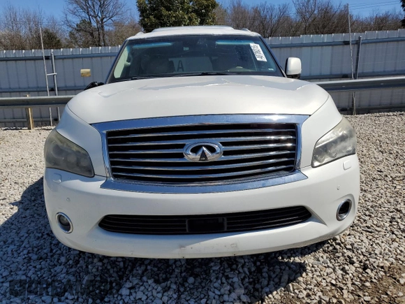 2012 Infiniti QX56 7-passenger with VIN JN8AZ2NE5C9017052, listed as a Copart auction lot 48788315 with 161,824 mi miles and Salvage Title. Bid and sale history available at carsss.com. Image 5.