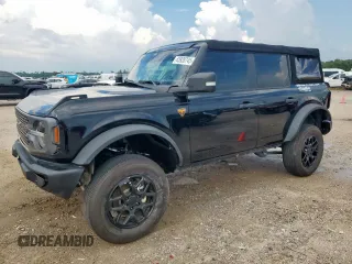 2021 Ford Bronco с VIN 1FMEE5DP8MLB02805, выставлен на аукционе Copart как лот 65928745 с пробегом 52 200 миль миль и Списание • Salvage title. История ставок и продаж доступна на DreamBid. Изображение 1.