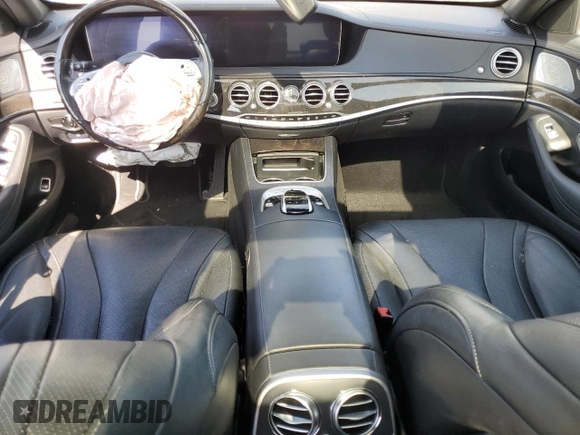 2018 Mercedes-Benz S with VIN WDDUG6EB7JA373919, listed as a Copart auction lot 52158955 with Not Provided miles and Salvage Title. Bid and sale history available at carsss.com. Image 8.