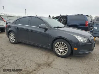 2014 Chevrolet Cruze ECO with VIN 1G1PH5SB7E7167403, listed as a Copart auction lot 52596345 with 113,379 mi miles and Salvage Title. Bid and sale history available at carsss.com. Image 4.