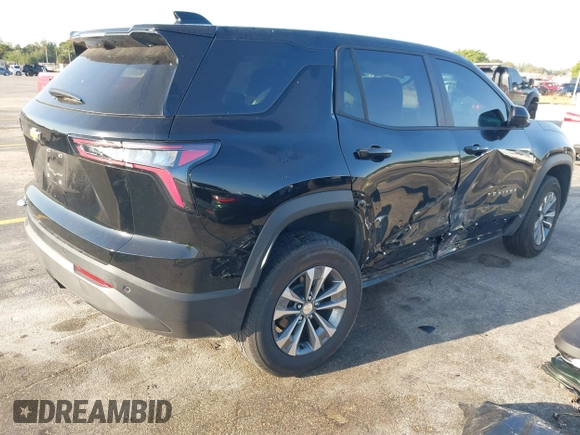 2025 Chevrolet Equinox FWD LT with VIN 3GNAXHEG1SL140298, listed as a IAAI auction lot 41801742 with 3,640 mi miles and . Bid and sale history available at DreamBid. Image 4.