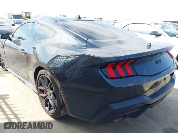 2024 Ford Mustang GT with VIN 1FA6P8CF0R5411098, listed as a IAAI auction lot 42206429 with 22,743 mi miles and . Bid and sale history available at DreamBid. Image 3.