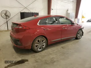 2019 Hyundai Ioniq Limited z VIN KMHC85LC8KU143066, wystawiony jako Copart lot #55116975 z przebiegiem 134 587 mil mil oraz Szkoda całkowita • Salvage title. Historia ofert i sprzedaży dostępna na DreamBid. Obrazek 3.