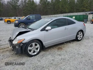 2006 Honda Civic Cpe EX with VIN 2HGFG11896H556748, listed as a Copart auction lot 43835805 with 190,965 mi miles and Salvage Title. Bid and sale history available at carsss.com. Image 1.