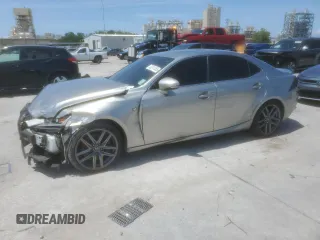 2017 Lexus IS 200t with VIN JTHBA1D29H5059312, listed as a Copart auction lot 55911365 with 97,478 mi miles and Salvage title. Bid and sale history available at DreamBid. Image 1.
