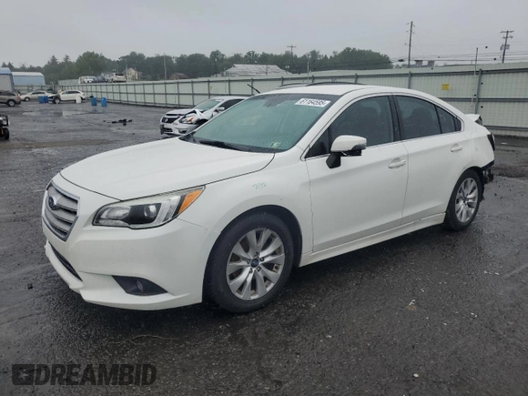 2016 Subaru Legacy Premium with VIN 4S3BNAF63G3057829, listed as a Copart auction lot 61164595 with 191,889 mi miles and Salvage title. Bid and sale history available at DreamBid. Image 1.