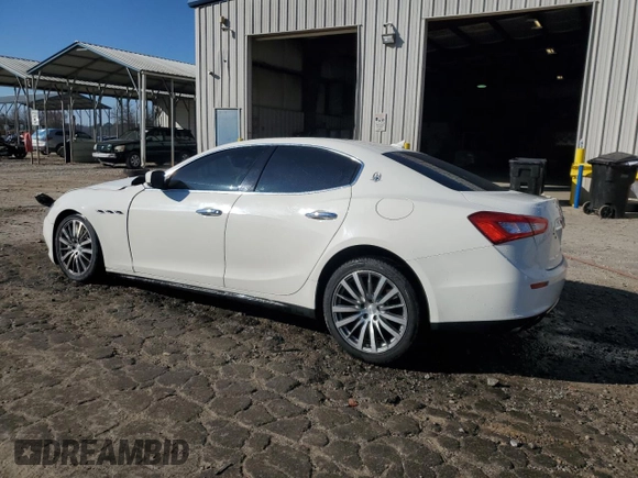 2016 Maserati Ghibli z VIN ZAM57XSAXG1167773, wystawiony jako Copart lot #46607705 z przebiegiem 62 421 mil mil oraz Szkoda całkowita • Salvage title. Historia ofert i sprzedaży dostępna na DreamBid. Obrazek 2.