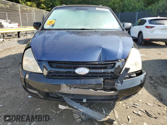 2010 Kia Sedona LX with VIN KNDMG4C38A6345852, listed as a Copart auction lot 68985594 with 146,469 mi miles and Salvage Title. Bid and sale history available at carsss.com. Image 5.