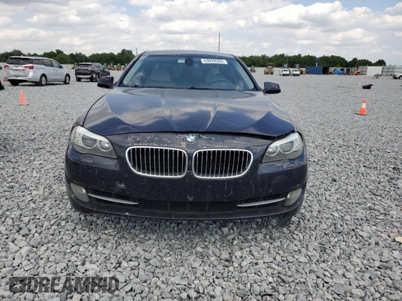 2011 BMW 5 Series 535i with VIN WBAFR7C51BC802751, listed as a Copart auction lot 53828355 with 125,624 mi miles and Clean Title. Bid and sale history available at carsss.com. Image 5.