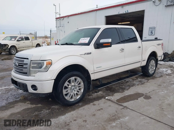 2013 Ford F-150 XL with VIN 1FTFW1ET1DFD50855, listed as a IAAI auction lot 41401837 with 196,003 mi miles. Bid and sale history available at carsss.com. Image 2.