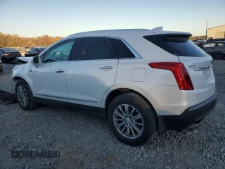 2017 Cadillac XT5 Luxury FWD with VIN 1GYKNBRS0HZ196145, listed as a Copart auction lot 83430344 with 143,012 mi miles and Salvage title. Bid and sale history available at DreamBid. Image 2.