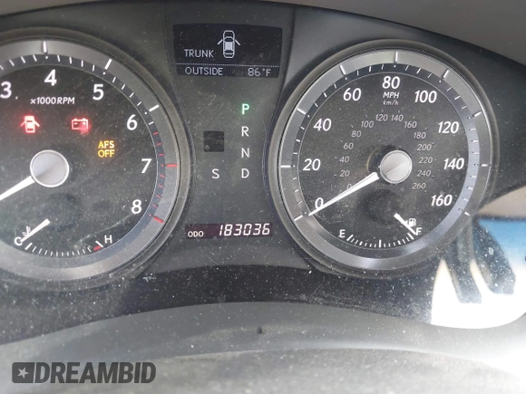 2007 Lexus ES 330 with VIN JTHBJ46G872003596, listed as a IAAI auction lot 42030486 with 183,036 mi miles and . Bid and sale history available at carsss.com. Image 7.