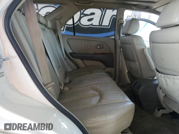 2003 Lexus RX 300 z VIN JTJHF10U530300189, wystawiony jako Copart lot #57663325 z przebiegiem 183 447 mil mil oraz Czysty tytuł • Clean title. Historia ofert i sprzedaży dostępna na DreamBid. Obrazek 10.