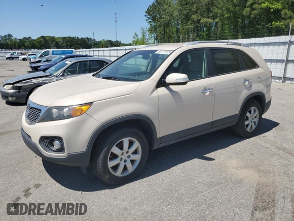 2011 Kia Sorento LX with VIN 5XYKT4A19BG048883, listed as a Copart auction lot 53777975 with 97,291 mi miles and Clean Title. Bid and sale history available at carsss.com. Image 1.