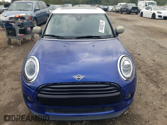 2021 MINI Hardtop 4 Door Oxford Edition z VIN WMWXU7C08M2M95160, wystawiony jako Copart lot #74030274 z przebiegiem 33 688 mil mil oraz Szkoda całkowita • Salvage title. Historia ofert i sprzedaży dostępna na DreamBid. Obrazek 5.