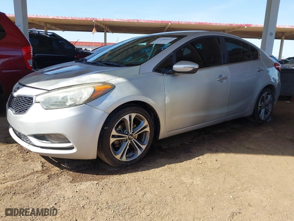 2016 Kia Forte EX with VIN KNAFX4A8XG5598156, listed as a IAAI auction lot 41980015 with 114,672 mi miles. Bid and sale history available at carsss.com. Image 2.