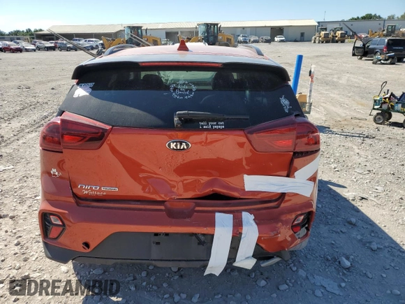 2021 Kia Niro Touring with VIN KNDCC3LC3M5483276, listed as a Copart auction lot 60747944 with 37,736 mi miles and Salvage Title. Bid and sale history available at carsss.com. Image 6.
