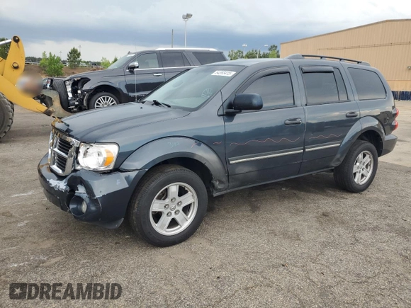 2008 Dodge Durango SLT with VIN 1D8HD48N78F148025, listed as a Copart auction lot 54393415 with 191,250 mi miles and Salvage title. Bid and sale history available at DreamBid. Image 1.