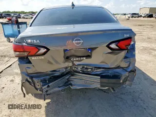 2023 Nissan Versa SV with VIN 3N1CN8EVXPL851093, listed as a Copart auction lot 64483785 with 22,815 mi miles and Clean title. Bid and sale history available at DreamBid. Image 6.