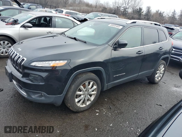 2017 Jeep Cherokee Limited with VIN 1C4PJMDS5HW668612, listed as a Copart auction lot 50695465 with 71,715 mi miles and Salvage Title. Bid and sale history available at DreamBid. Image 1.