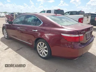 2008 Lexus LS 460 z VIN JTHBL46F485058127, wystawiony jako IAAI lot #42589668 z przebiegiem 206 354 mil mil oraz . Historia ofert i sprzedaży dostępna na DreamBid. Obrazek 3.