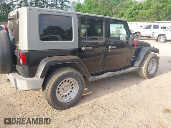 2008 Jeep Wrangler Unlimited Sahara with VIN 1J4GB591X8L523581, listed as a IAAI auction lot 42035446 with 200,570 mi miles and . Bid and sale history available at DreamBid. Image 4.