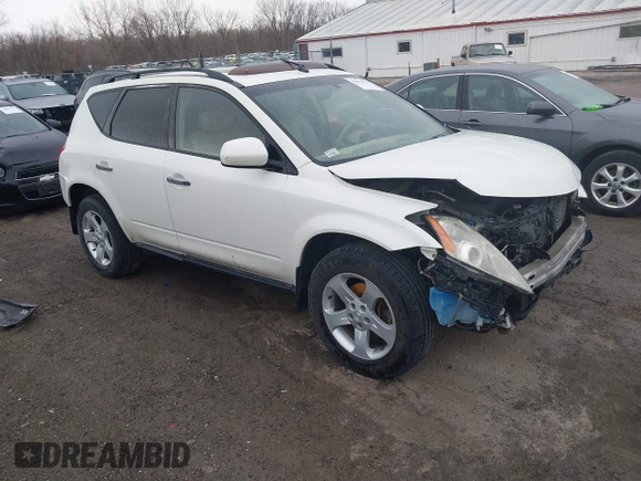2005 Nissan Murano SL z VIN JN8AZ08W75W439711, wystawiony jako IAAI lot #41876752 z przebiegiem 179 361 mil mil oraz . Historia ofert i sprzedaży dostępna na DreamBid. Obrazek 1.
