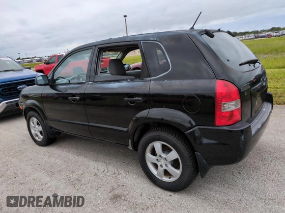 2005 Hyundai Tucson GL with VIN KM8JM12BX5U071182, listed as a Copart auction lot 74852974 with 74,235 mi miles and Salvage Title. Bid and sale history available at carsss.com. Image 2.