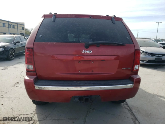 2006 Jeep Grand Cherokee Limited with VIN 1J4HS58N96C103641, listed as a Copart auction lot 49446385 with 169,335 mi miles and Salvage Title. Bid and sale history available at carsss.com. Image 6.