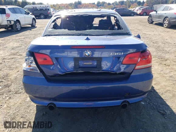 2007 BMW 3 Series 335i with VIN WBAWL73547PX45379, listed as a Copart auction lot 77357444 with 0 mi miles and Salvage Title. Bid and sale history available at carsss.com. Image 6.