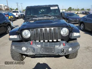 2018 Jeep Wrangler Unlimited Rubicon with VIN 1C4HJXFGXJW255881, listed as a Copart auction lot 62958975 with 39,439 mi miles and Salvage title. Bid and sale history available at DreamBid. Image 5.