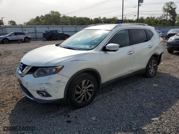 2015 Nissan Rogue SL with VIN 5N1AT2MV2FC796671, listed as a Copart auction lot 62848424 with 71,529 mi miles and Salvage Title. Bid and sale history available at carsss.com. Image 1.