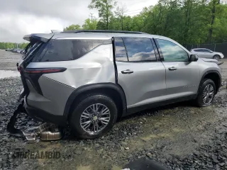 2025 Chevrolet Traverse FWD LT with VIN 1GNERGRS9SJ155904, listed as a Copart auction lot 55755085 with 7,715 mi miles and Salvage title. Bid and sale history available at DreamBid. Image 3.
