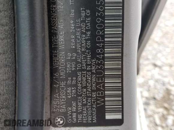 2004 BMW 3 Series 325xi с VIN WBAEU33484PR09365, выставлен на аукционе Copart как лот 57843245 с пробегом 210 642 миль миль и Чистый • Clean title. История ставок и продаж доступна на DreamBid. Изображение 12.