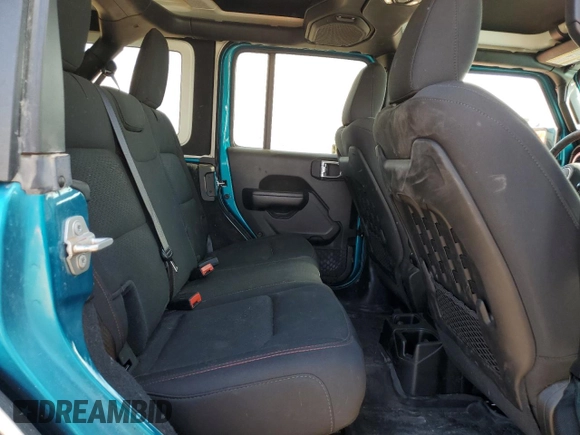 2020 Jeep Wrangler Unlimited Rubicon z VIN 1C4HJXFN2LW300085, wystawiony jako Copart lot #58085445 z przebiegiem 29 545 mil mil oraz Szkoda całkowita • Salvage title. Historia ofert i sprzedaży dostępna na DreamBid. Obrazek 11.
