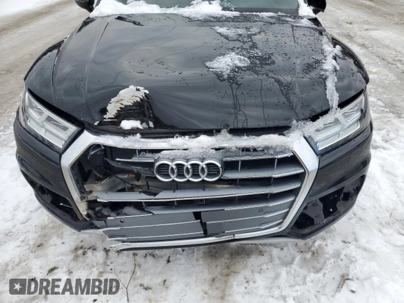 2019 Audi Q5 Premium Plus with VIN WA1BNAFY7K2121459, listed as a Copart auction lot 87839275 with 89,050 mi miles and Salvage Title. Bid and sale history available at carsss.com. Image 12.