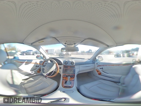 2005 Mercedes-Benz CLK 500 with VIN WDBTK75G55T041461, listed as a Copart auction lot 49849125 with 115,280 mi miles and Salvage title. Bid and sale history available at DreamBid. Image 13.