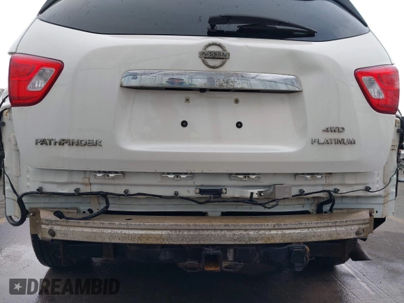 2017 Nissan Pathfinder S with VIN 5N1DR2MM6HC660212, listed as a IAAI auction lot 41905628 with 123,669 mi miles and . Bid and sale history available at DreamBid. Image 19.