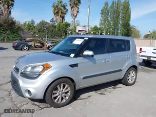 2012 Kia Soul + with VIN KNDJT2A62C7370341, listed as a IAAI auction lot 42102484 with 67,116 mi miles. Bid and sale history available at carsss.com. Image 6.