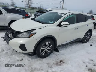 2019 Nissan Murano S with VIN 5N1AZ2MS7KN164607, listed as a Copart auction lot 46956565 with 153,241 mi miles and Salvage Title. Bid and sale history available at carsss.com. Image 1.