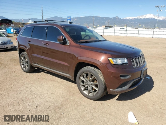 2015 Jeep Grand Cherokee Summit с VIN 1C4RJFJG9FC914516, выставлен на аукционе Copart как лот 57410505 с пробегом 130 350 миль миль и Списание • Salvage title. История ставок и продаж доступна на DreamBid. Изображение 4.