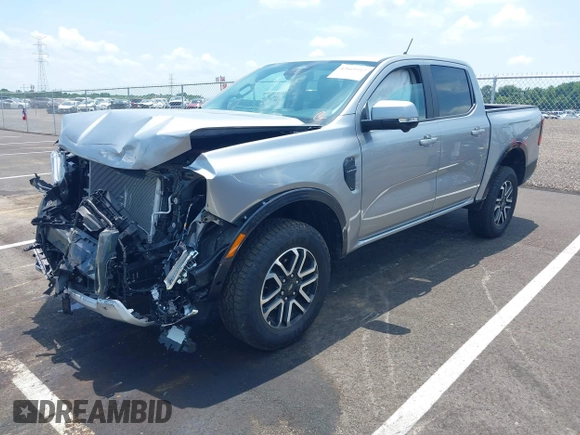 2024 Ford Ranger Lariat with VIN 1FTER4KH8RLE29047, listed as a IAAI auction lot 42669512 with 14,525 mi miles and . Bid and sale history available at DreamBid. Image 17.
