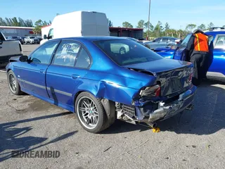 2002 BMW M5 z VIN WBSDE93452CF91641, wystawiony jako IAAI lot #41729177 z przebiegiem 139 360 mil mil oraz . Historia ofert i sprzedaży dostępna na DreamBid. Obrazek 3.