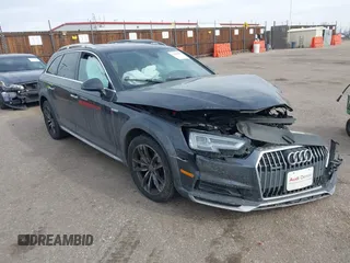 2017 Audi allroad Premium Plus with VIN WA18NAF40HA047579, listed as a IAAI auction lot 41465658 with 72,862 mi miles. Bid and sale history available at carsss.com. Image 1.
