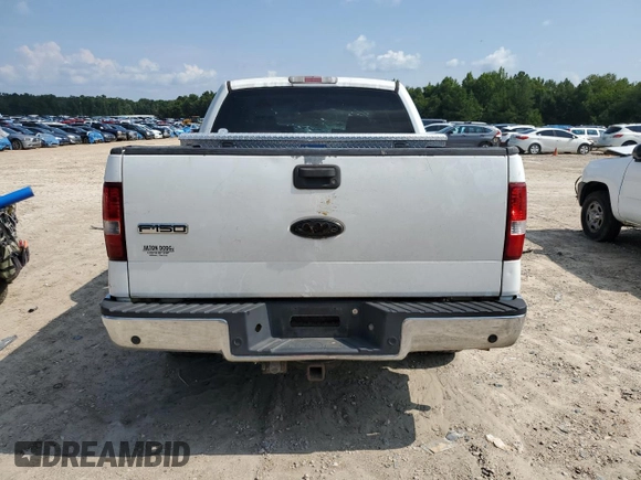 2006 Ford F-150 XLT with VIN 1FTPW12566KA90649, listed as a Copart auction lot 63287565 with 245,951 mi miles and Salvage title. Bid and sale history available at DreamBid. Image 6.