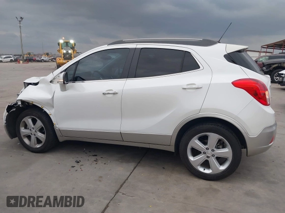 2016 Buick Encore with VIN KL4CJASB0GB658389, listed as a IAAI auction lot 41708711 with 62,001 mi miles and . Bid and sale history available at DreamBid. Image 15.