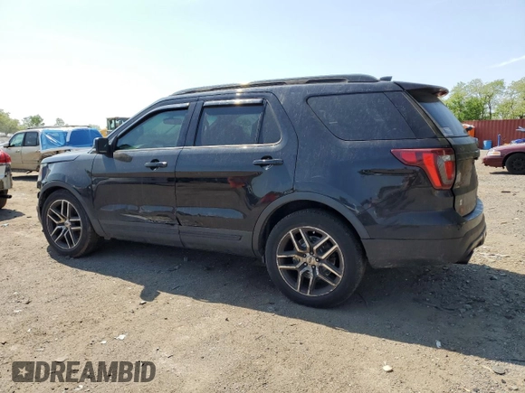 2017 Ford Explorer Sport with VIN 1FM5K8GT4HGB28223, listed as a Copart auction lot 54969555 with 122,082 mi miles and Clean Title. Bid and sale history available at DreamBid. Image 2.