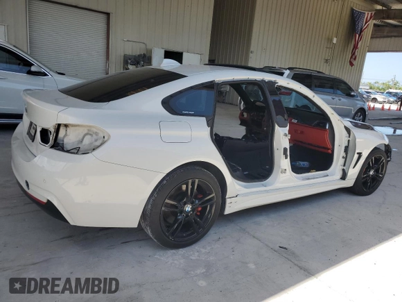 2018 BMW 4 Series 430i with VIN WBA4J1C52JBG80131, listed as a Copart auction lot 51413345 with Not provided miles and Salvage title. Bid and sale history available at DreamBid. Image 3.